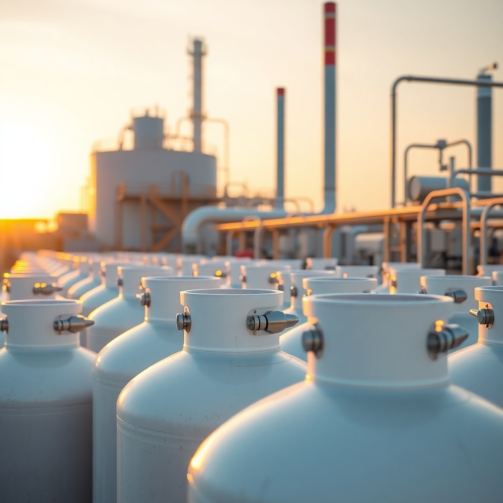 LNG Storage cylinders